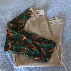 Lularoe Randy XL with Feathers